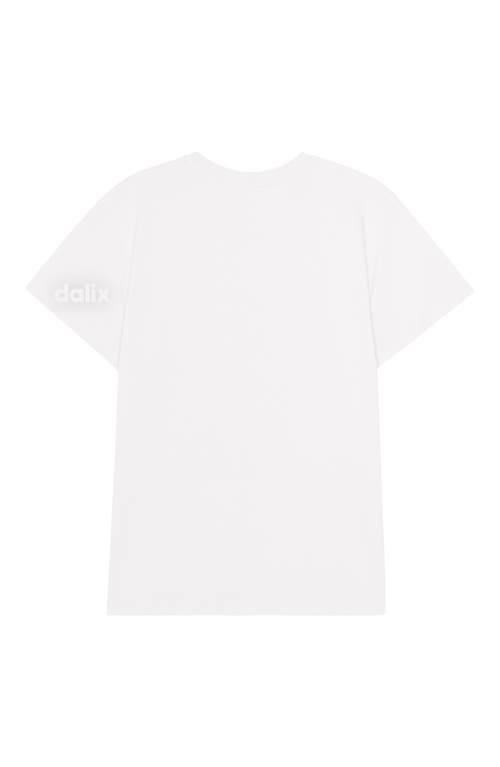 Dalix Womens Lil Peach Lightweight Everyday Tee In White