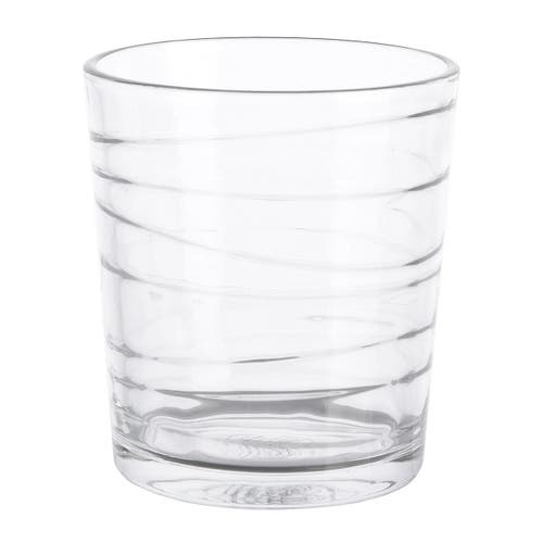 Gibson Home 4 Piece 13.5 Ounce Swirl Double Old-fashioned Glassware Set In Transparent