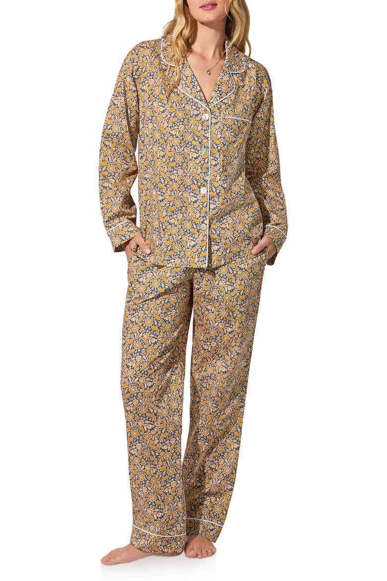 Cotton Lawn Pajamas, Main, color, THEODORE MANOR