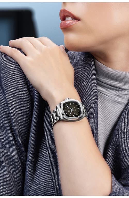 Mido Multifort Square Automatic Bracelet Watch, 40mm In Metallic