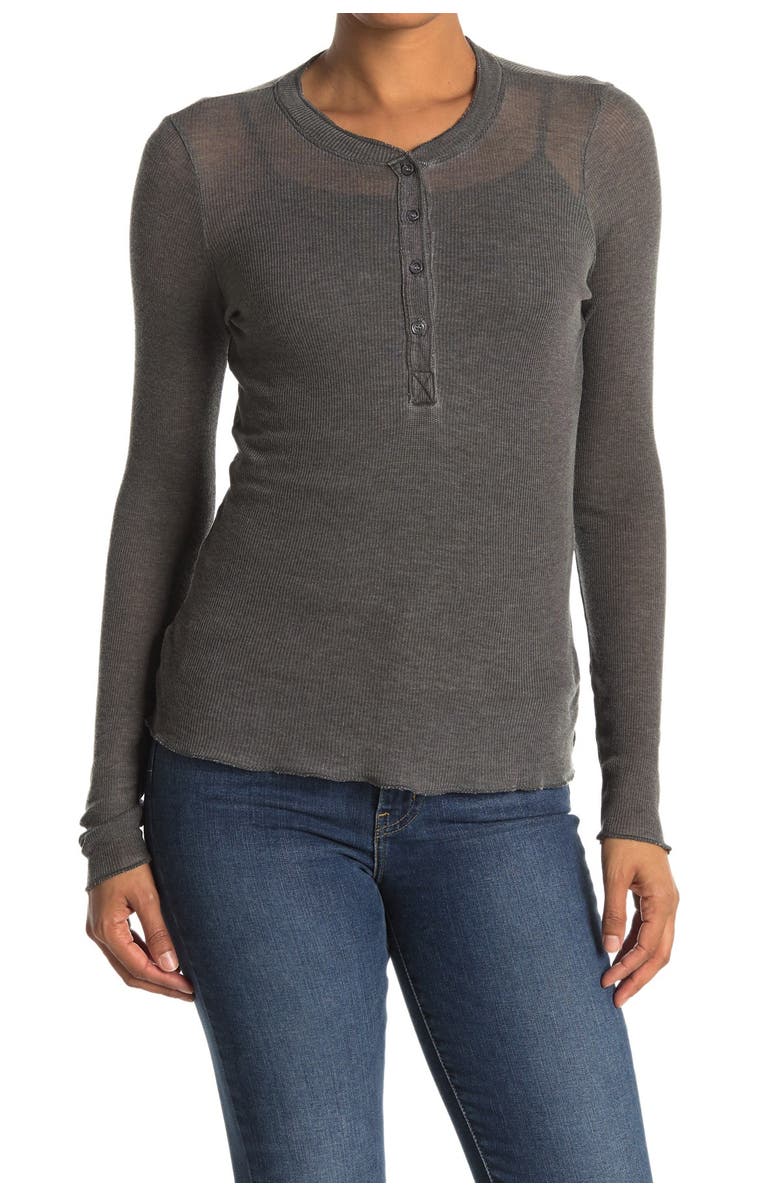 NSF Clothing Janice Rib Henley, Main, color, 