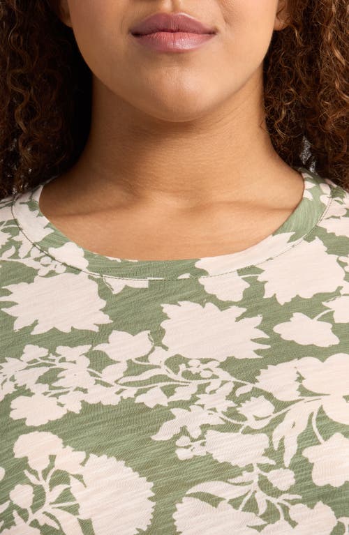 Sanctuary The Perfect Geo Print Cotton Blend Knit Top