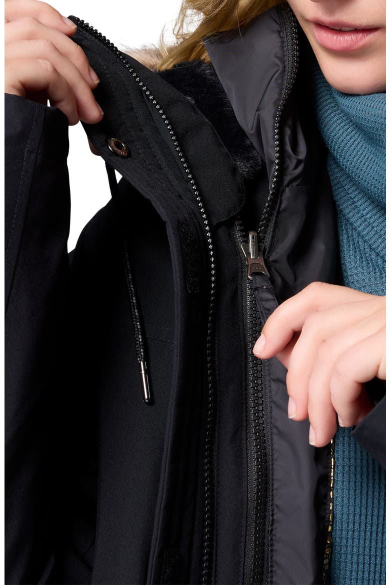 Payton Pass™ II Interchange Waterproof 3-in-1 Jacket, Alternate, color, BLACK