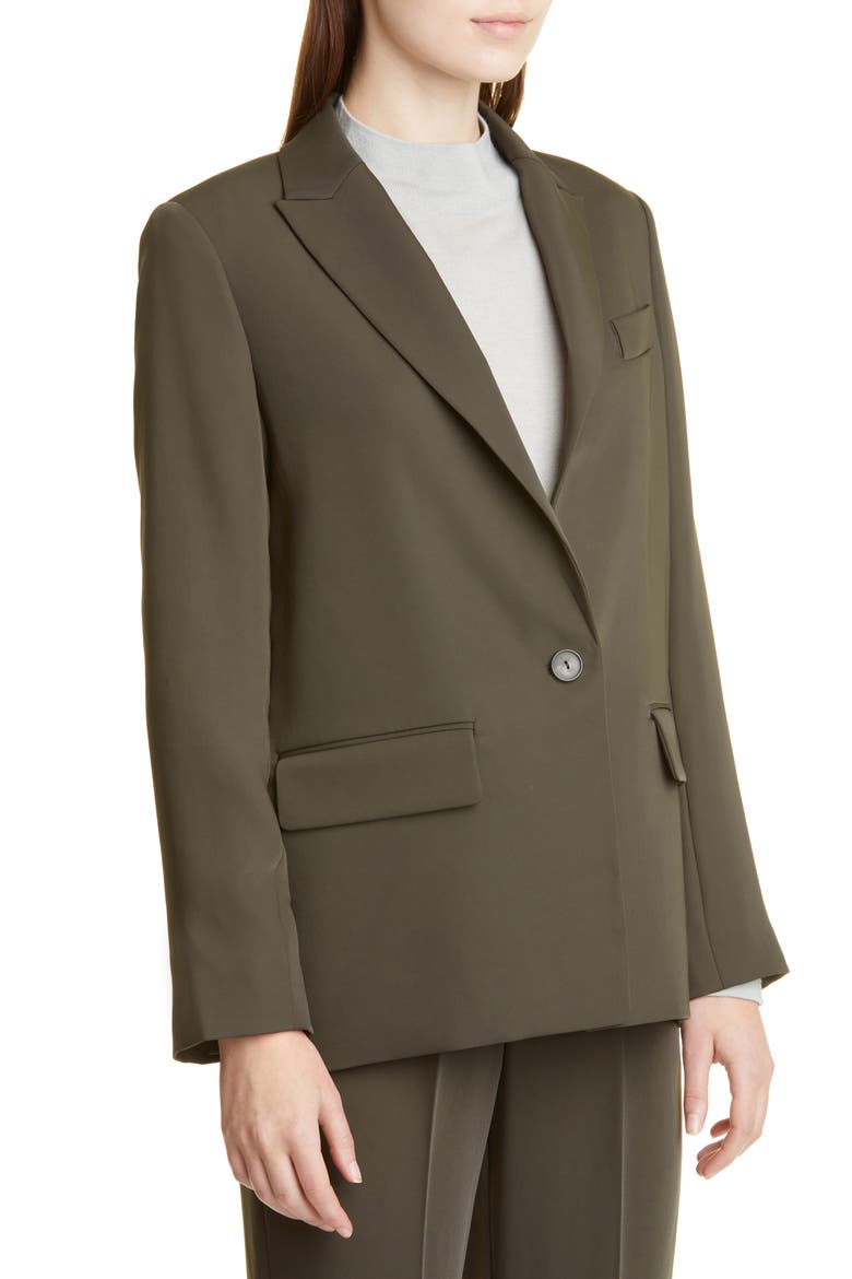 Boyfriend Blazer, Alternate, color, DEEP LAUREL