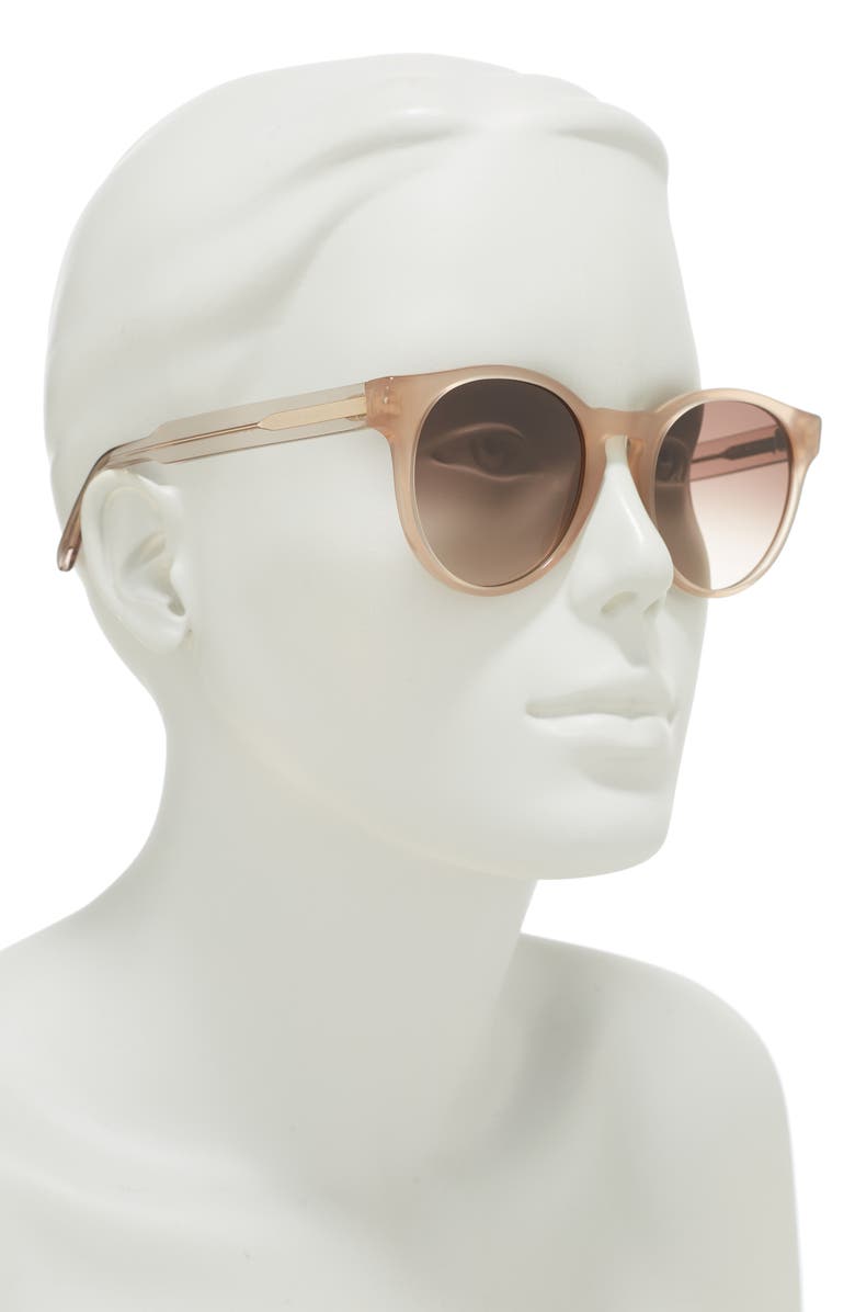 FERRAGAMO 52mm Tea Cup Sunglasses, Alternate, color, Crystal Sand