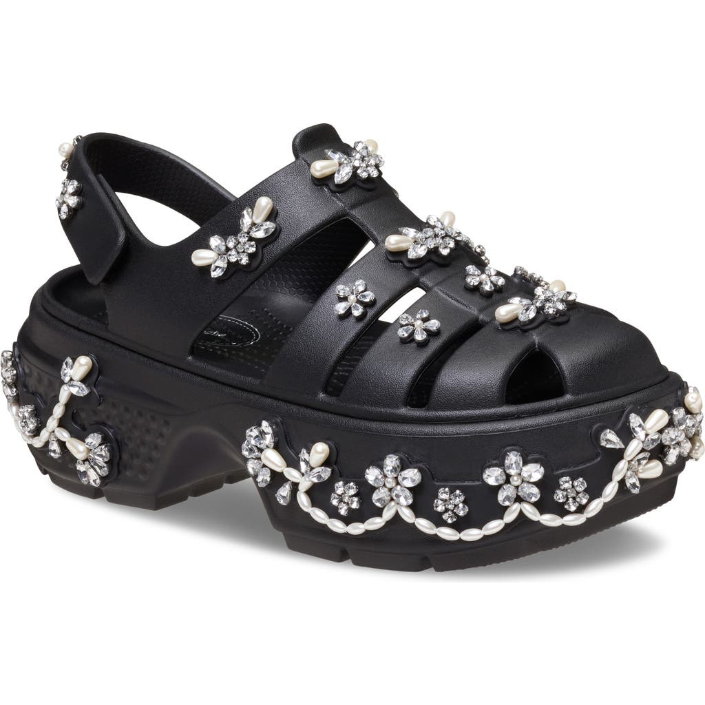 CROCS CROCS X SIMONE ROCHA STOMP PLATFORM FISHERMAN SANDAL