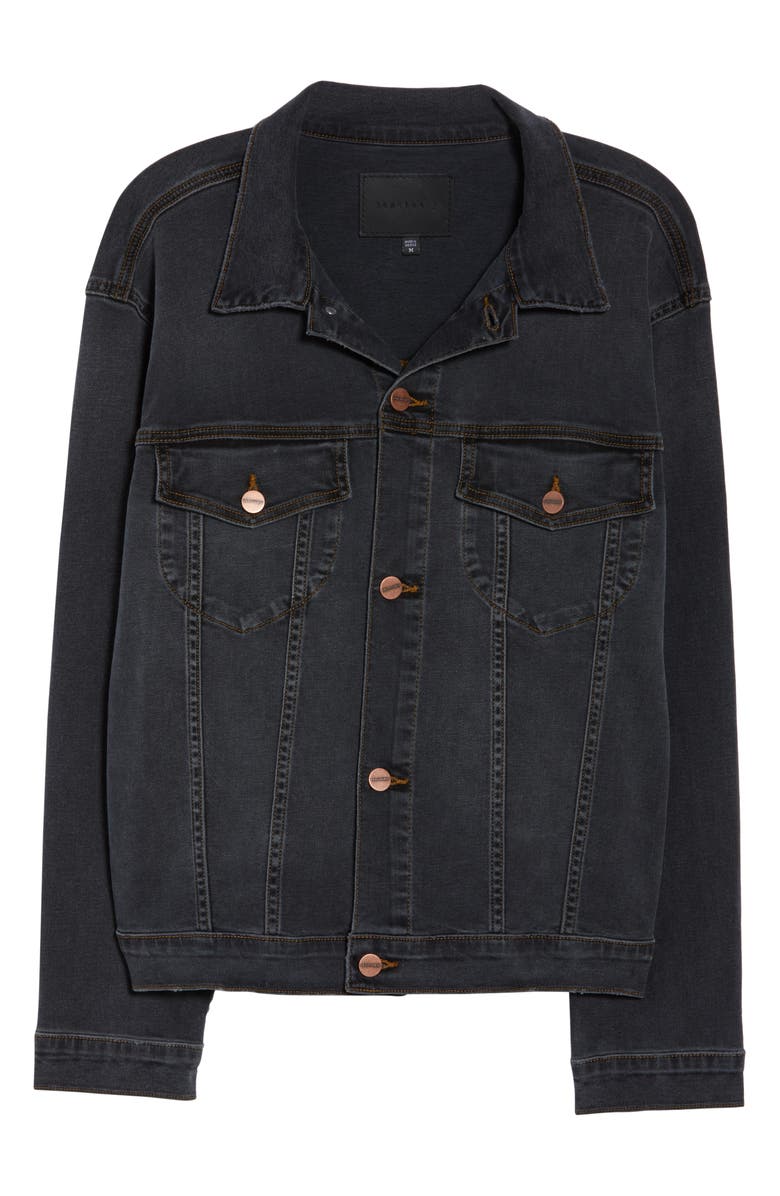 Sanctuary Axel Oversize Denim Trucker Jacket, Alternate, color, 