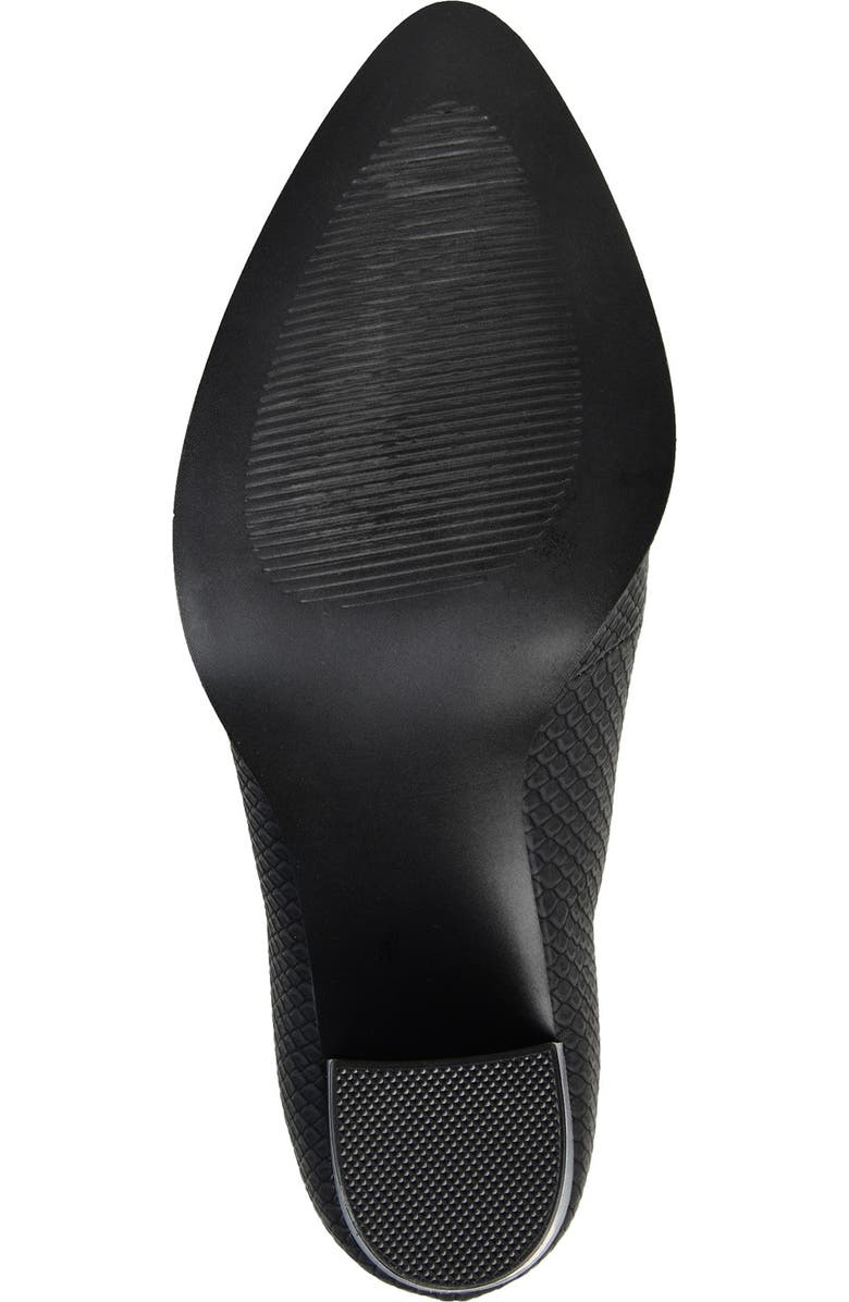 Journee Collection Bellamy Slit Center Bootie, Alternate, color,