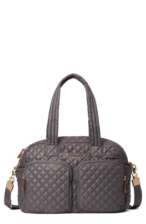 Nik Quilted Water Resistant Nyon Travel Bag