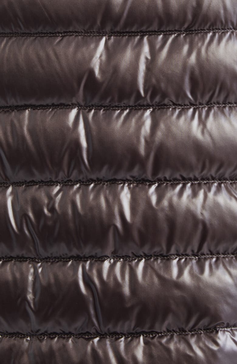 Herno Sofia Iconic Down Crop Puffer Jacket, Alternate, color, Chocolate