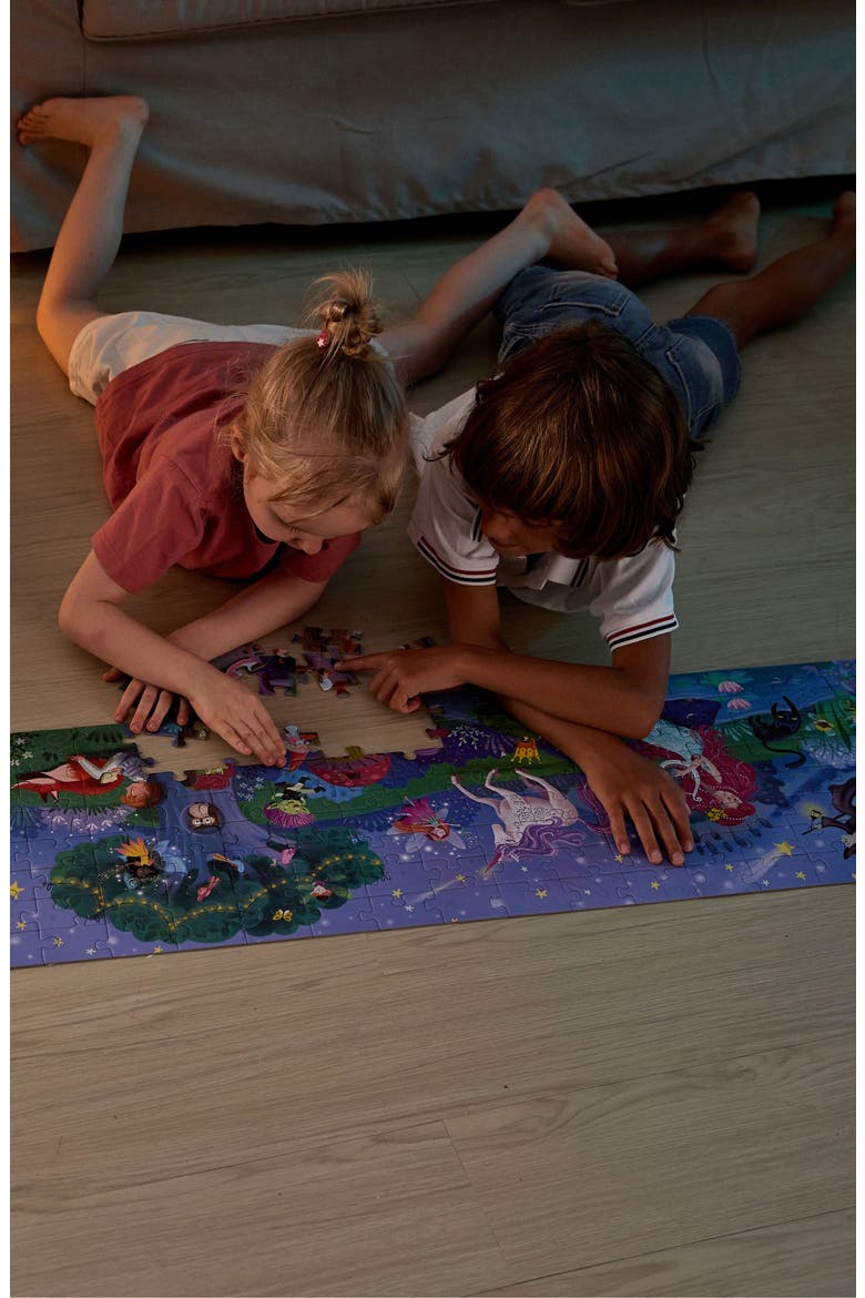 Magic Forest Puzzle 200-Piece Glow-in-the-Dark Puzzle, Alternate, color, MULTIPLECOLOR