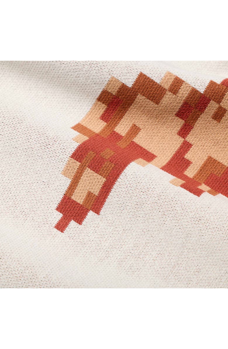 MARC NOLAN Pixel Dogs Crewneck Sweater - Unisex, Alternate, color, Cream-Colored