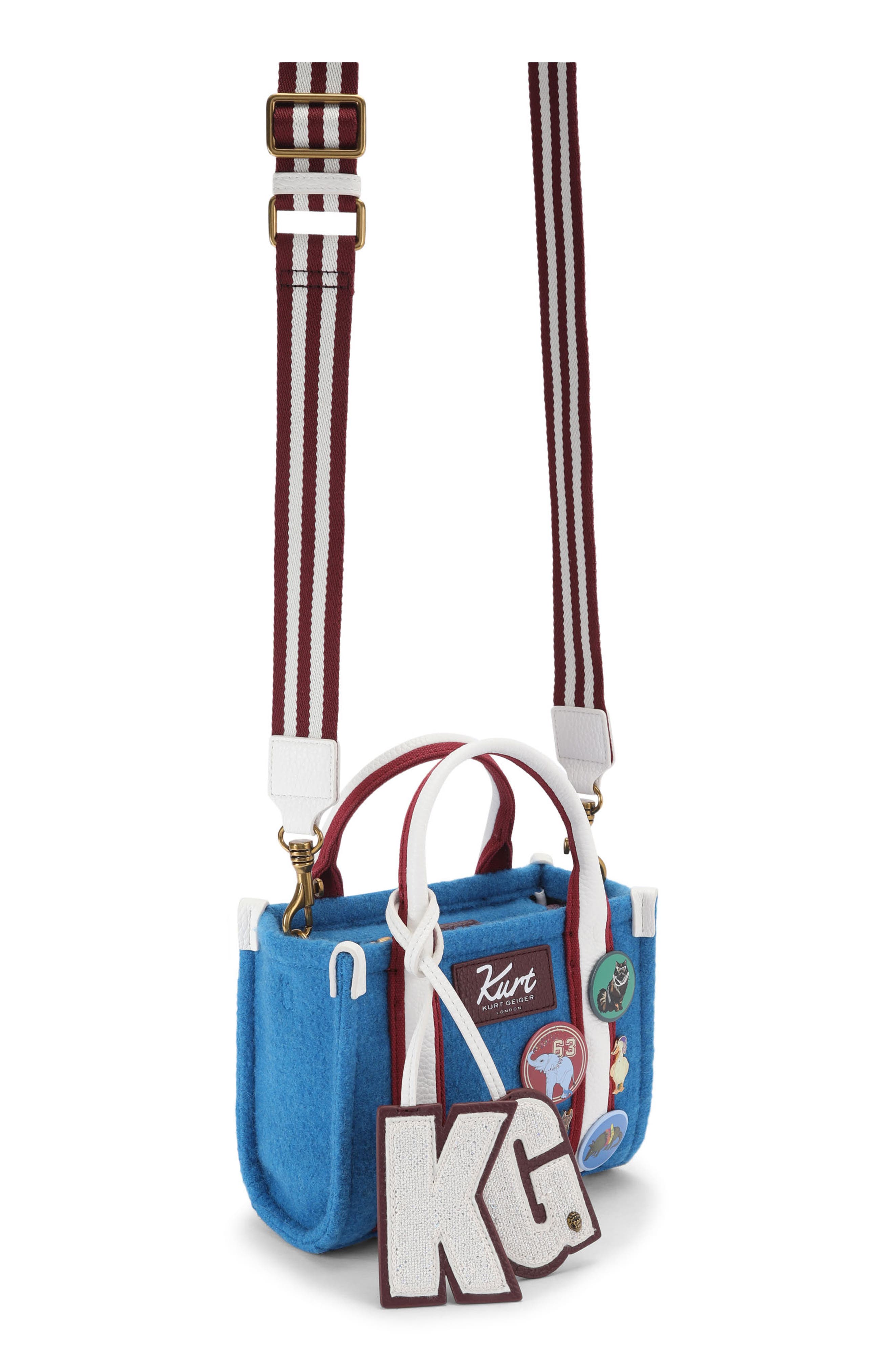 Extra Small Southbank Wool Shopper, Alternate, color, BLUE