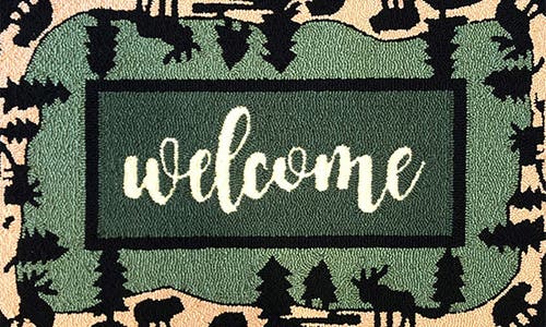 R16 Home Welcome Wilderness Doormat