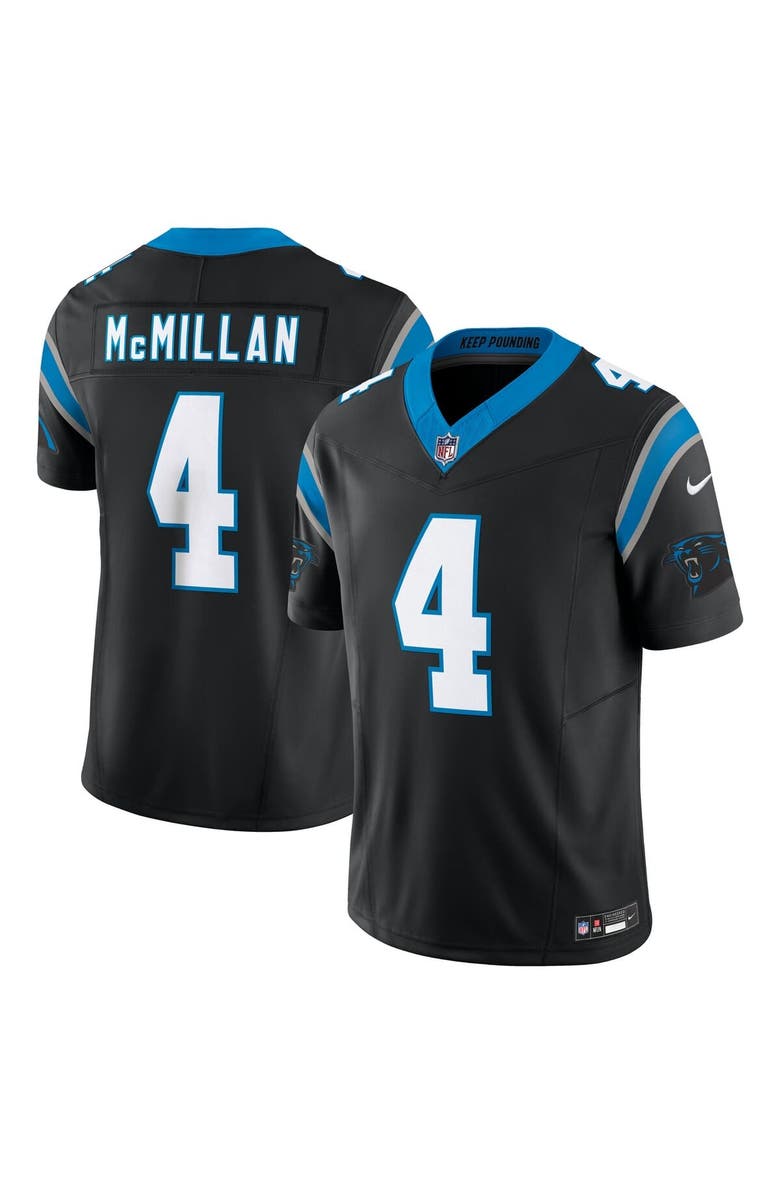 Nike Men's Nike Tetairoa McMillan Black Carolina Panthers Team Vapor F.U.S.E. Limited Jersey, Alternate, color, Black