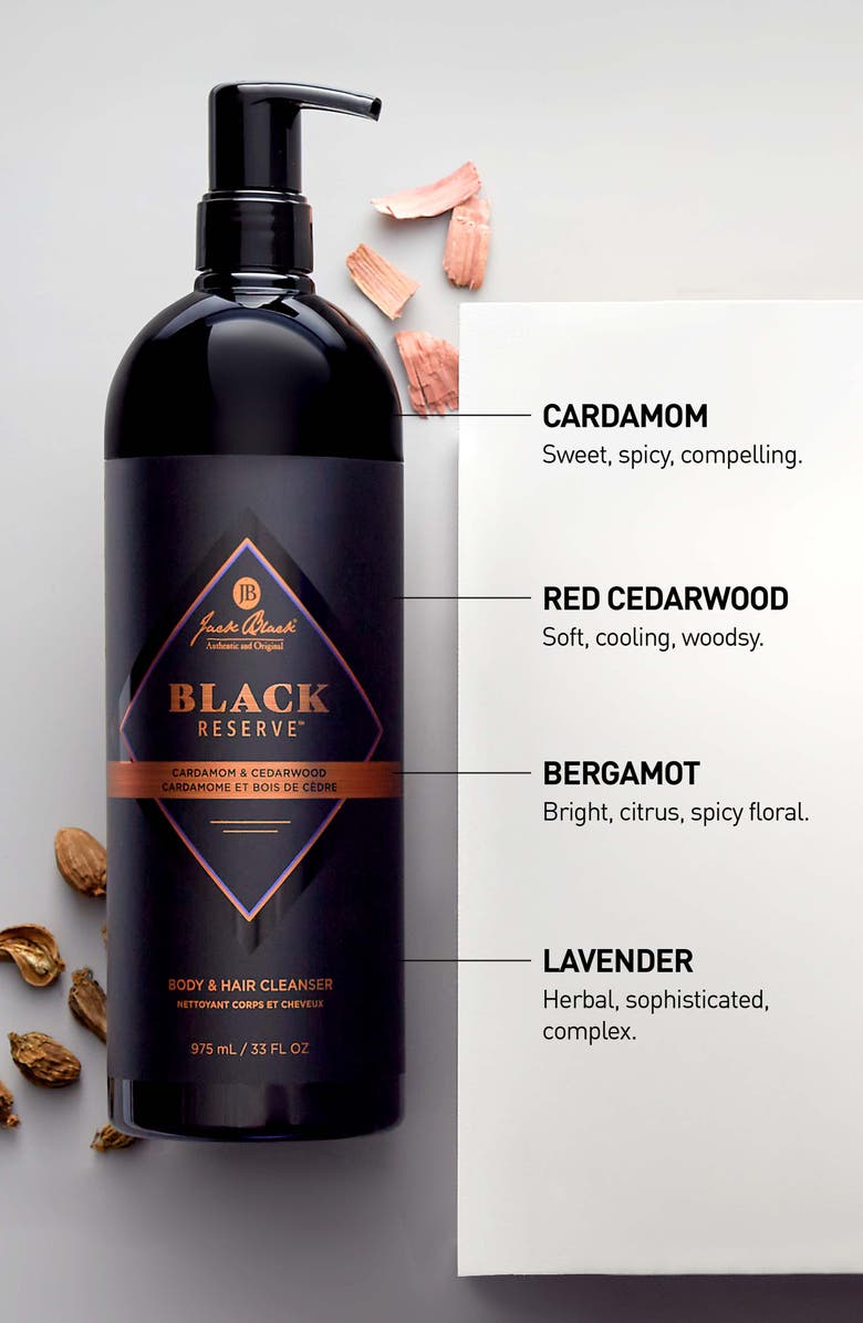 Jack Black Black Reserve<sup>™</sup> Body & Hair Cleanser Duo $76 Value, Alternate, color,