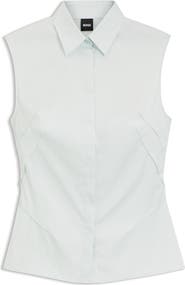 BOSS Burbella Darted Sleeveless Top