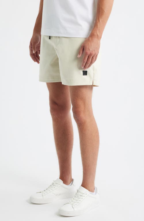 Hugo Boss Boss Solid Stretch Swim Trunks In Gray
