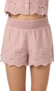 O'Neill Kids' Annalee Eyelet Embroidered Shorts