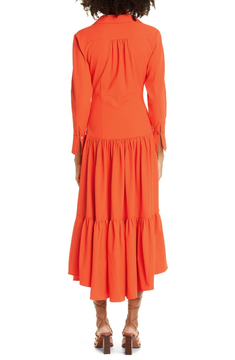 Cinq à Sept Foy Long Sleeve Shirtdress, Alternate, color, 