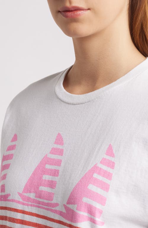 JUNK FOOD JUNK FOOD MALIBU LOCALS ONLY COTTON GRAPHIC T-SHIRT