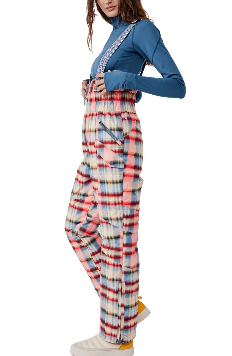 FP Movement by Free People All Prepped Print Bib Overalls, Alternate, color, 