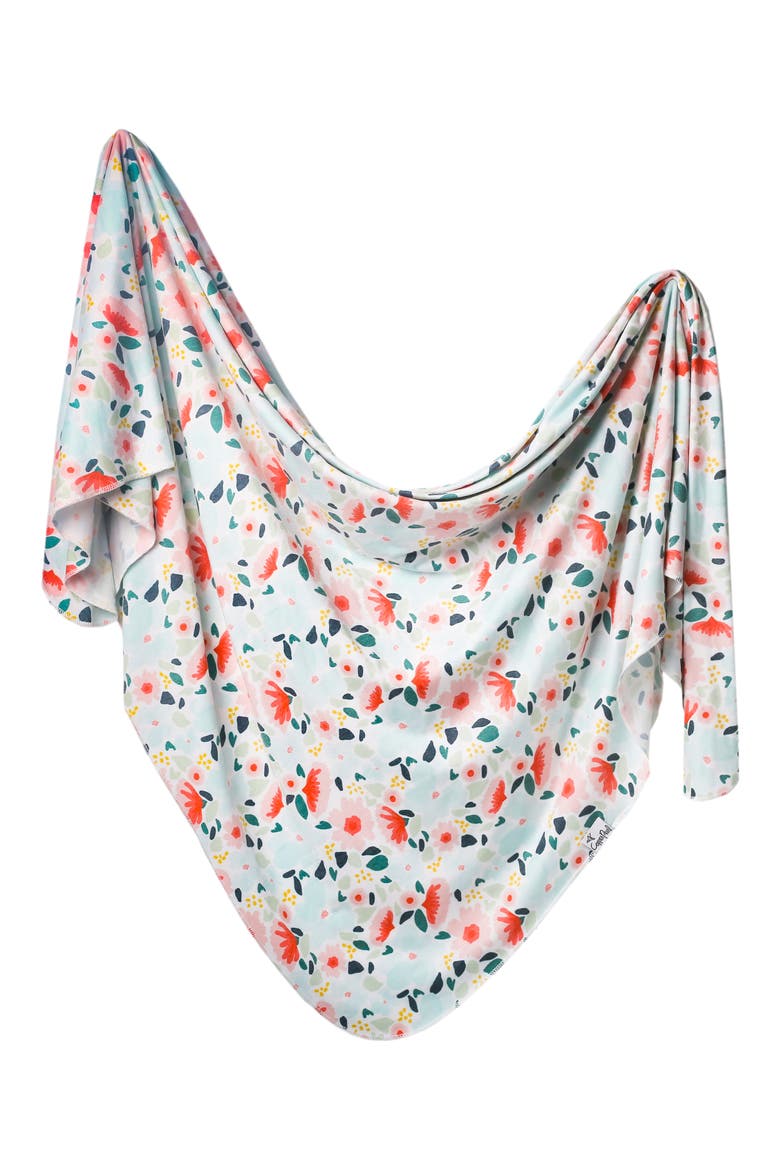 Print Swaddle Blanket, Main, color, LEILANI