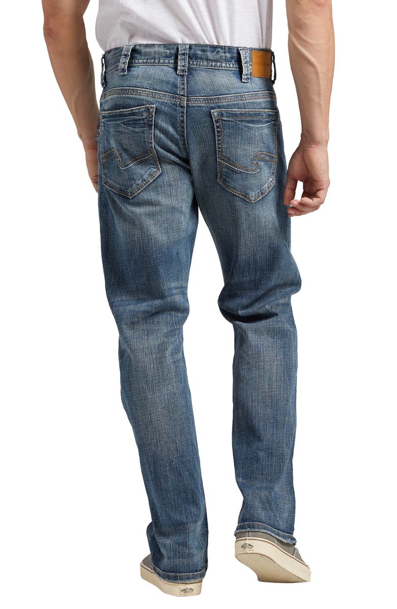 Silver Jeans Co. Gordie Relaxed Fit Straight Leg Jeans, Alternate, color, Indigo
