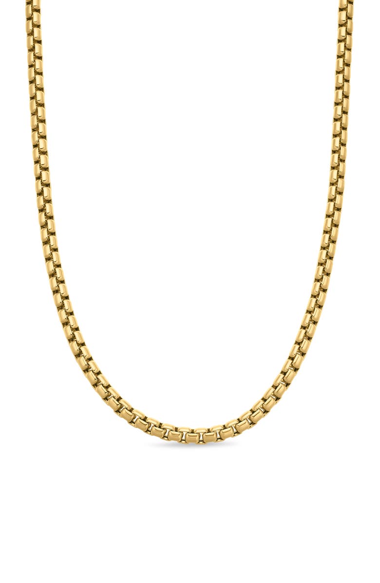 David Yurman Men's Box Chain Necklace in 18K Gold, 5mm, Main, color, 18K Yellow Gold