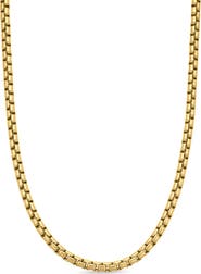 David Yurman Men's Box Chain Necklace in 18K Gold, 5mm