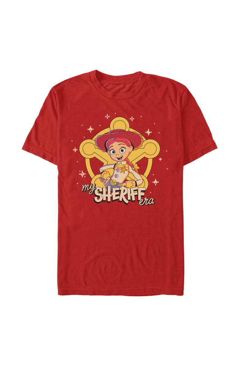 Toy Story 5 Men's Toy Story 5 In My Sheriff Era Graphic T-Shirt, Main, color, Red