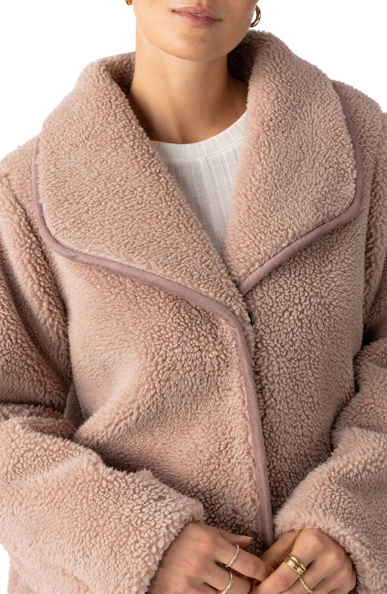 Sanctuary Holly High Pile Fleece Jacket, Alternate, color, 