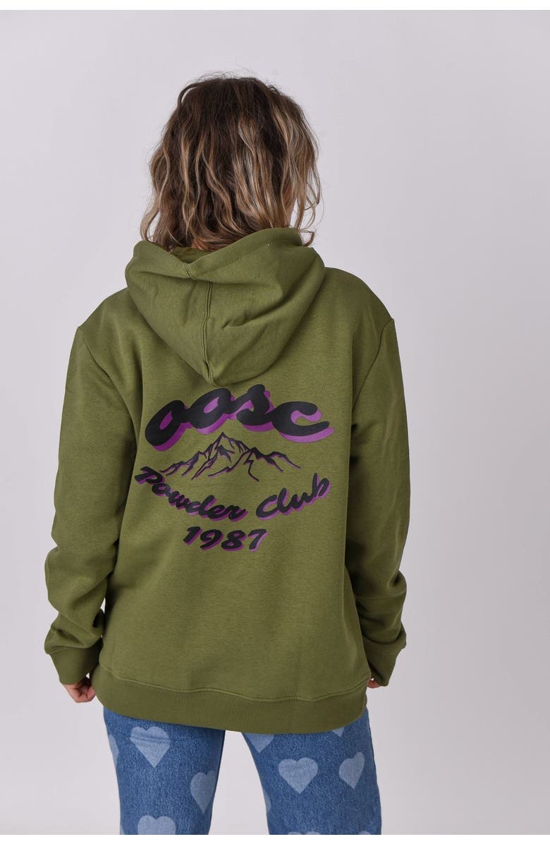 OOSC Powder Club Hoodie - Khaki, Alternate, color, Khaki