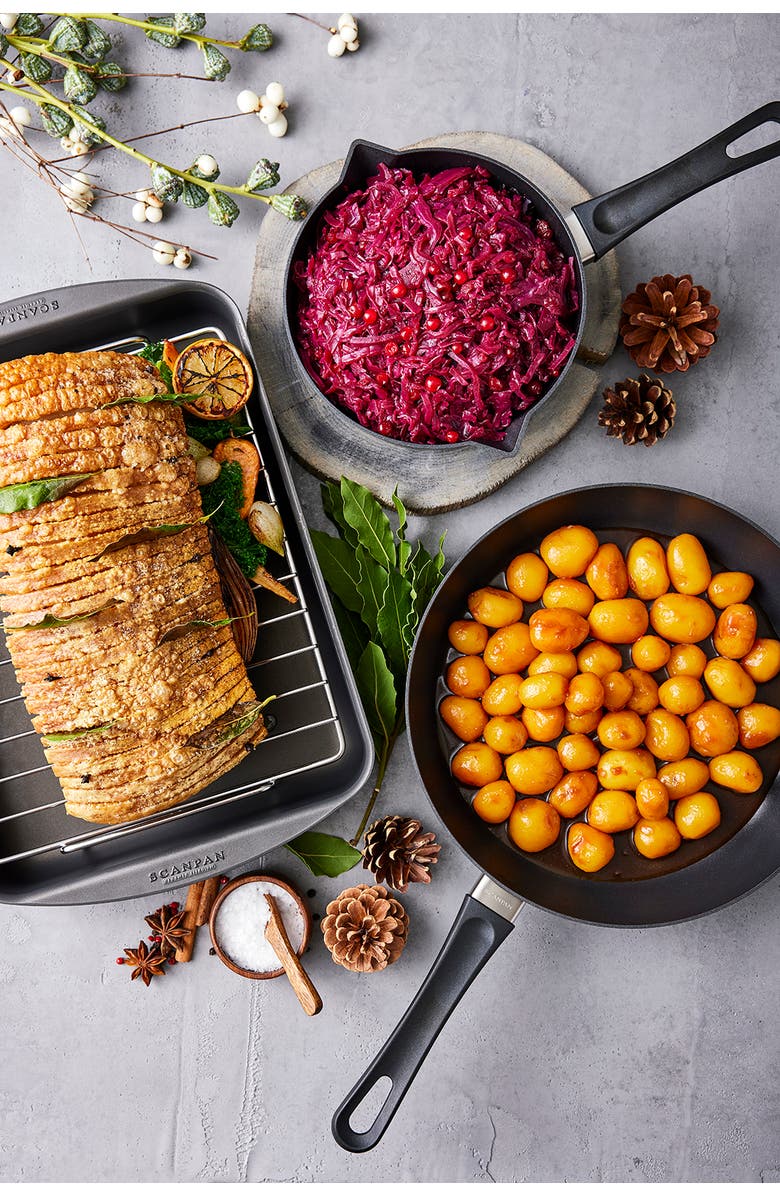 Scanpan Classic 2 Quart Covered Saucepan, Alternate, color, Black