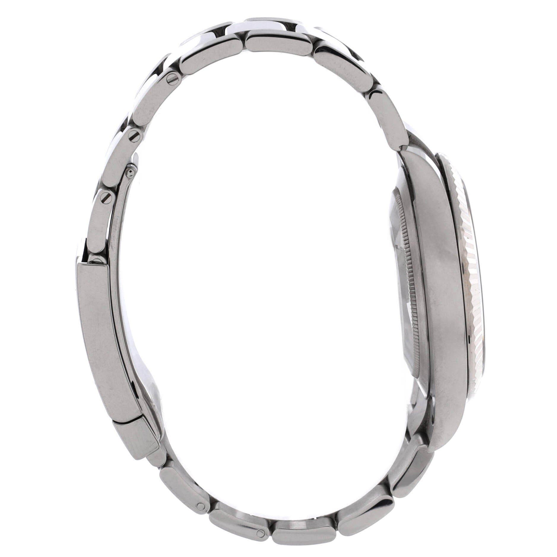 Oyster Perpetual Datejust Automatic Watch Stainless Steel and White Gold 41, Alternate, color, Metallic Silver