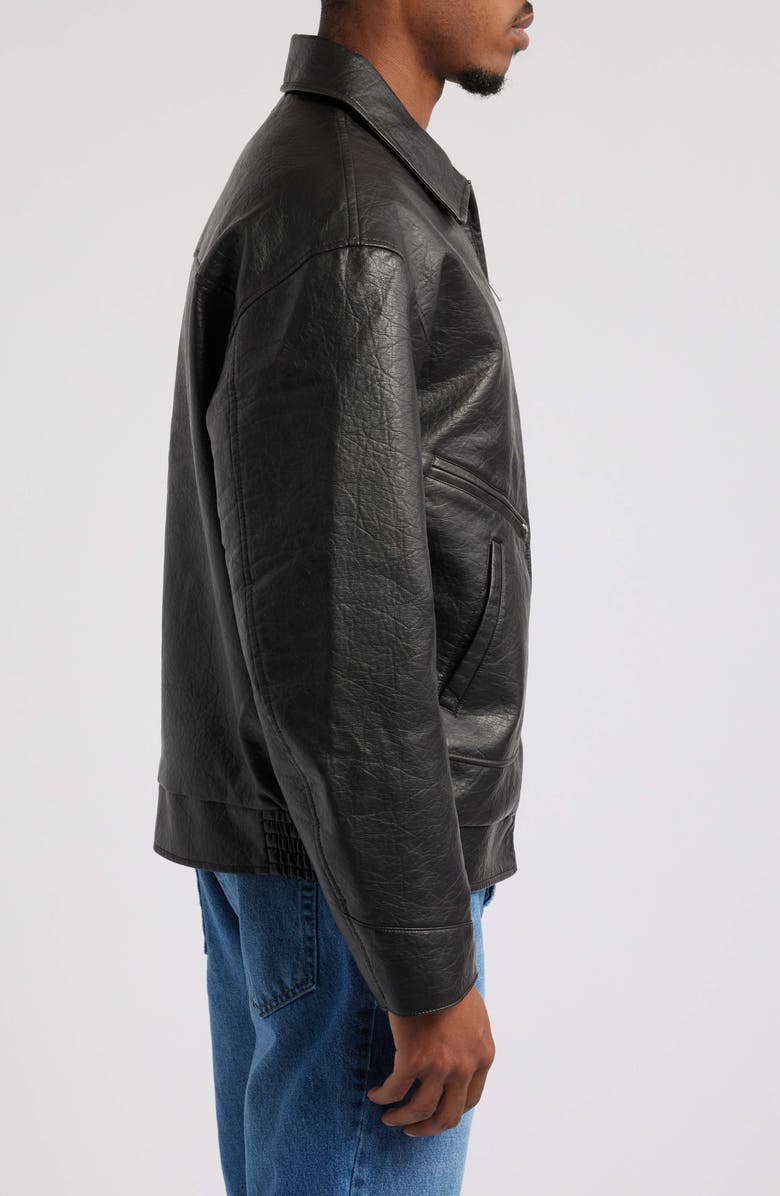 BDG Urban Outfitters Side Pocket Faux Leather Jacket, Alternate, color, 
