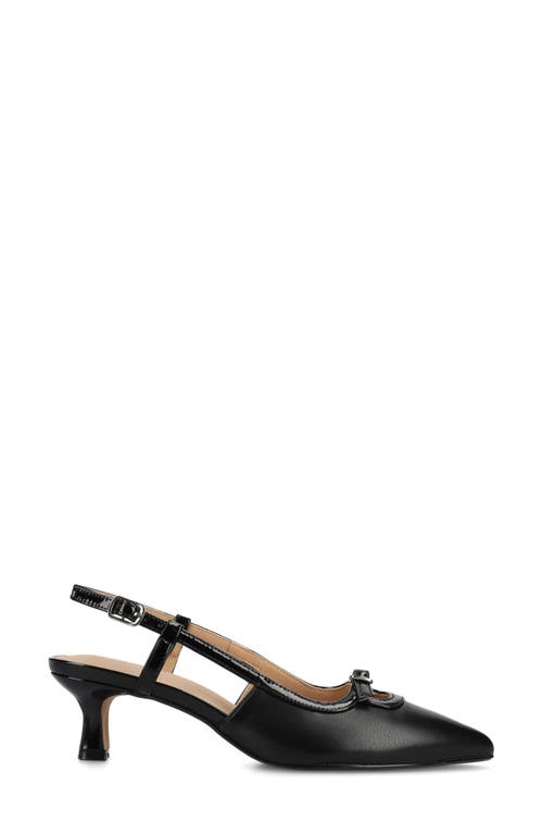 JOURNEE COLLECTION JOURNEE COLLECTION PADMA SLINGBACK KITTEN HEEL PUMP