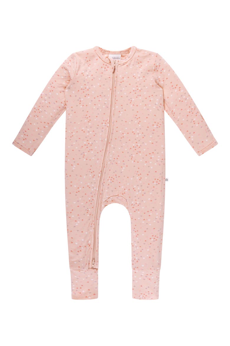 Day or Night Romper, Main, color, PINK HEART