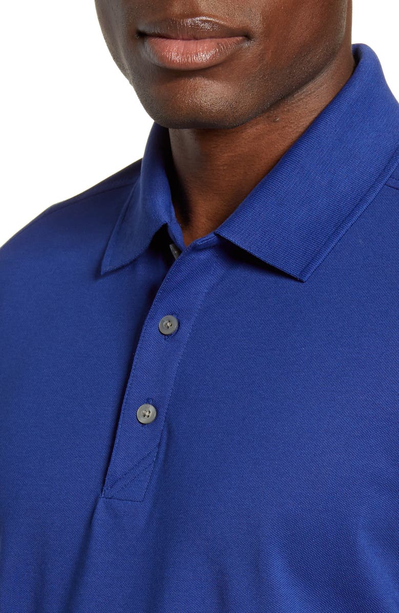Cutter & Buck Advantage Tri-Blend Piqué Polo, Alternate, color, Tour Blue
