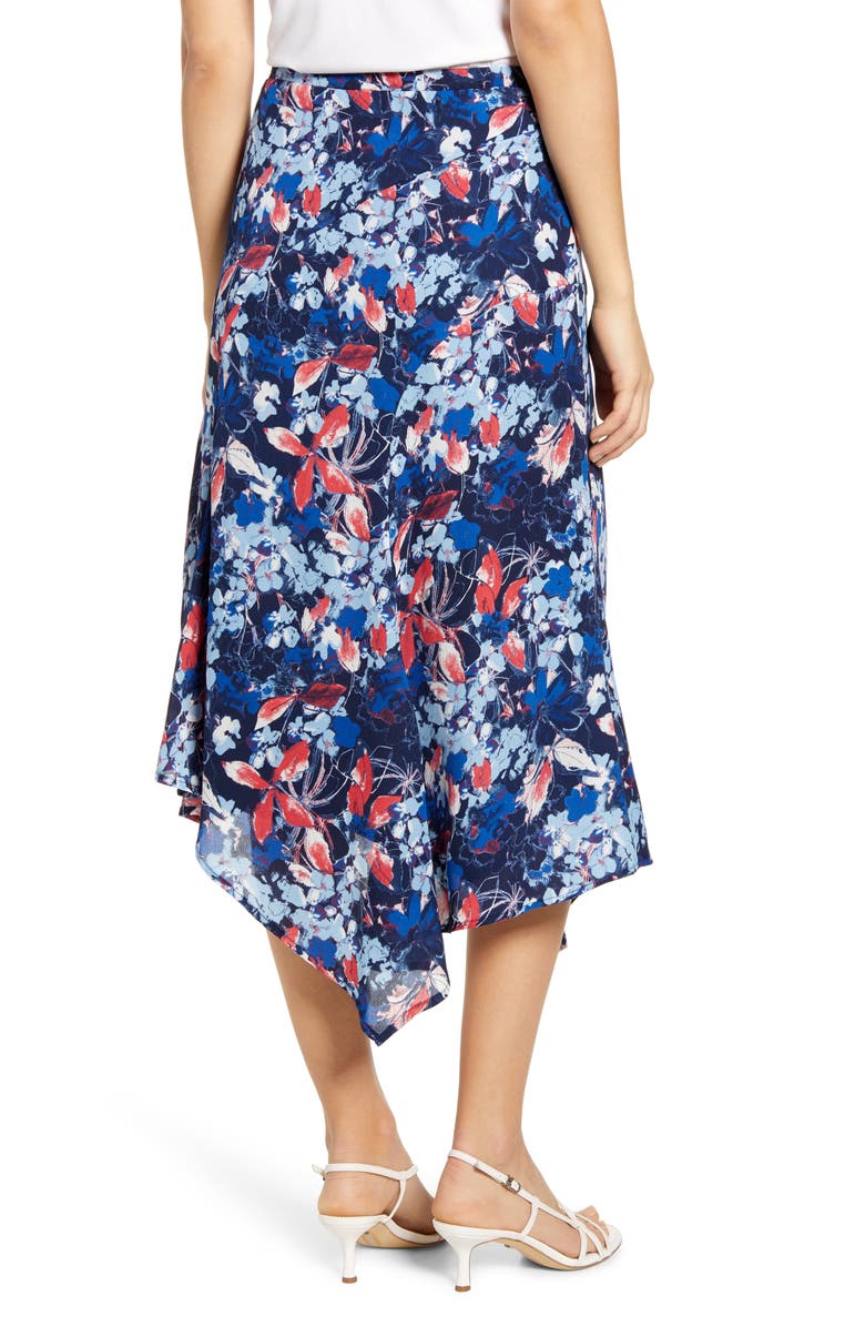 GIBSONLOOK Gibson x International Women's Day Fancy Ashley Asymmetrical Flowy Midi Skirt, Alternate, color,