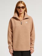 4TH ARQ Lennox Half-Zip Long Sleeve Sweatshirt