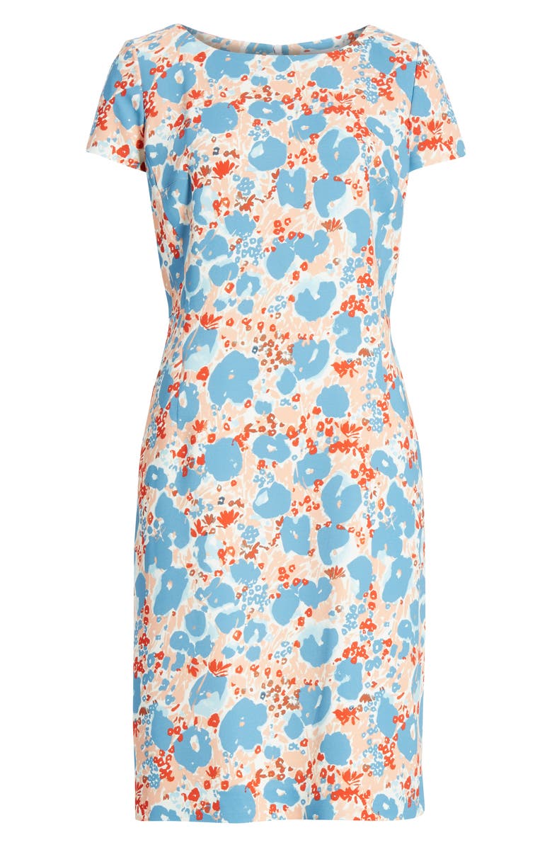BOSS Donisa Stretch Woven Sheath Dress, Alternate, color,