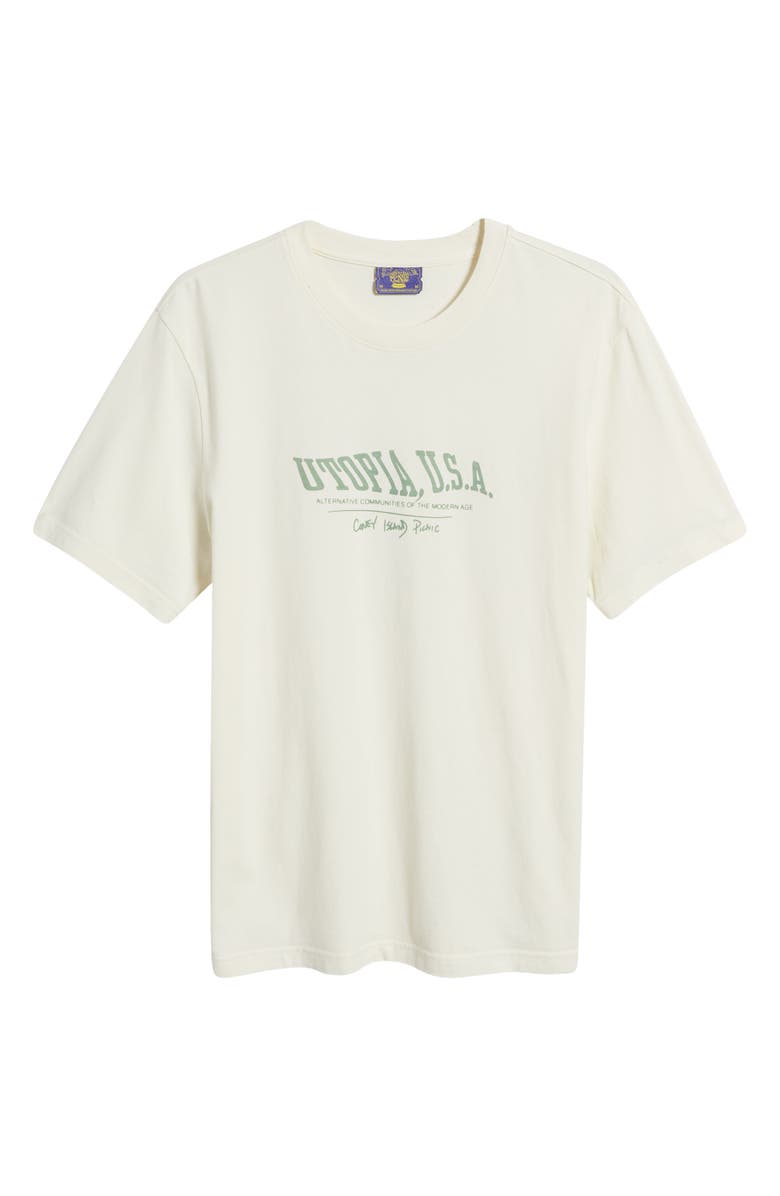 CONEY ISLAND PICNIC Utopia Organic Cotton Graphic T-Shirt, Alternate, color, 