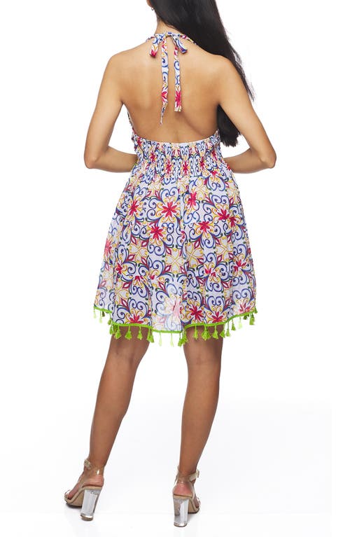 Ranee's Ranees Lace Minidress In Blue