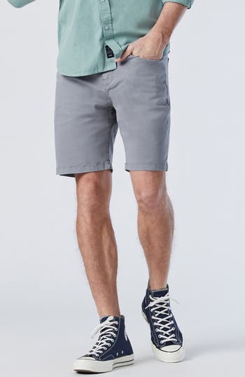 Mavi Jeans Ethan Stretch Twill Five-pocket Shorts In Shark Skin Twill