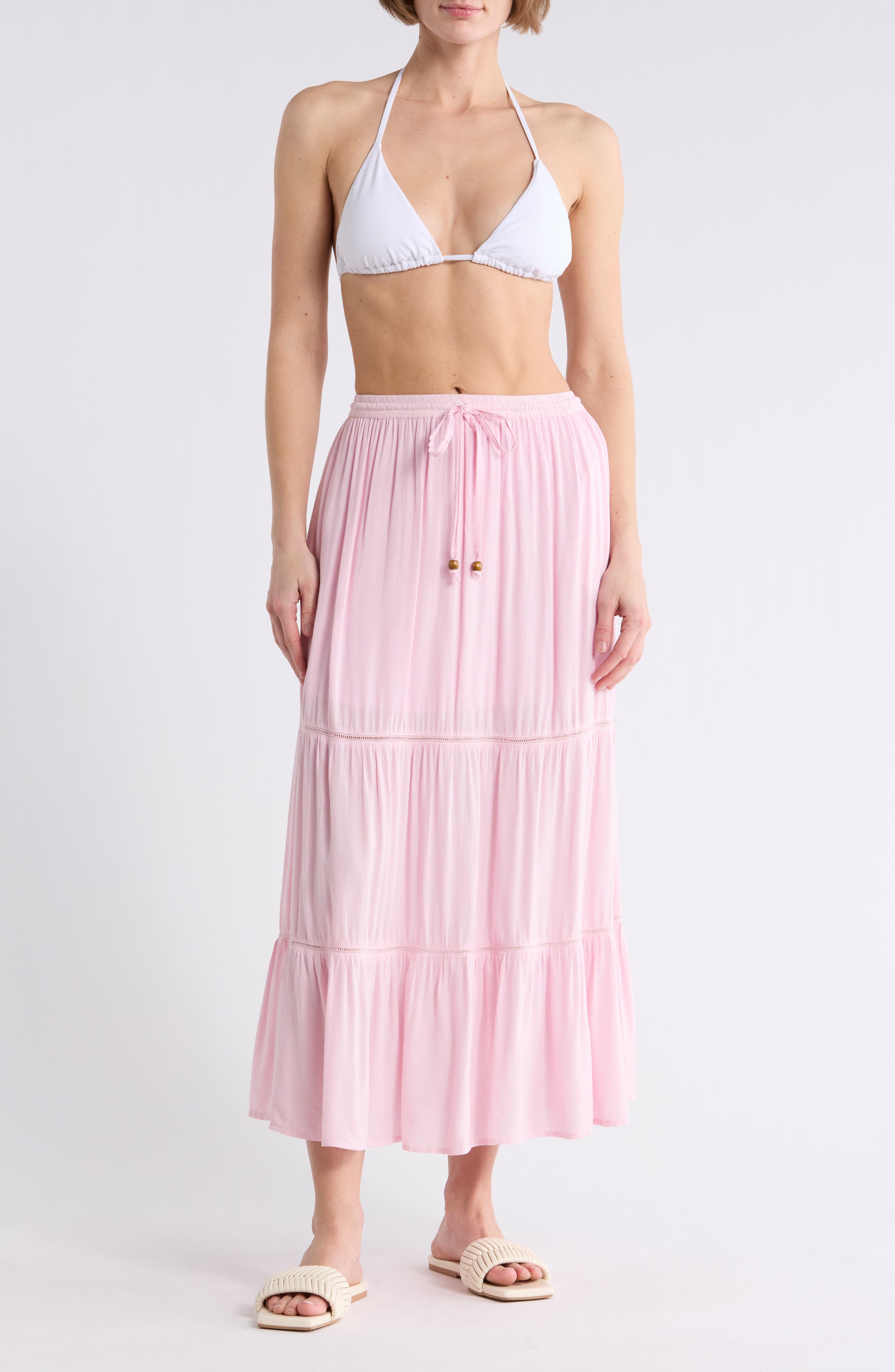 Tiered Maxi Cover-Up Skirt - image 3