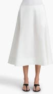 Khaite Artin Cotton Midi Skirt