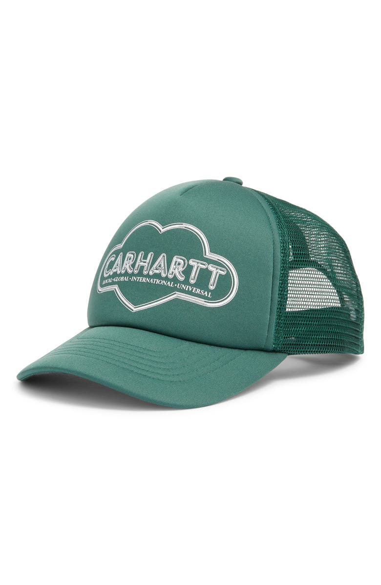 Carhartt Work In Progress Cloud Heart Snapback Trucker Hat, Main, color, Lily