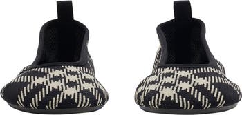 Burberry Baby Check Knit Ballerina Flat (Women) | Nordstrom