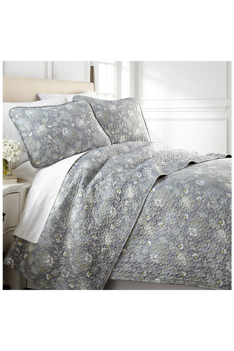 Luxury Premium Collection Ultra-Soft Quilt Cover Set, Main, color, BLOSSOM BLUE